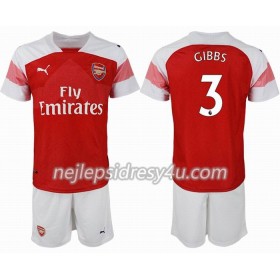 Fotbalový Dres Arsenal GIBBS 3 Dětské Domácí 2018/19
